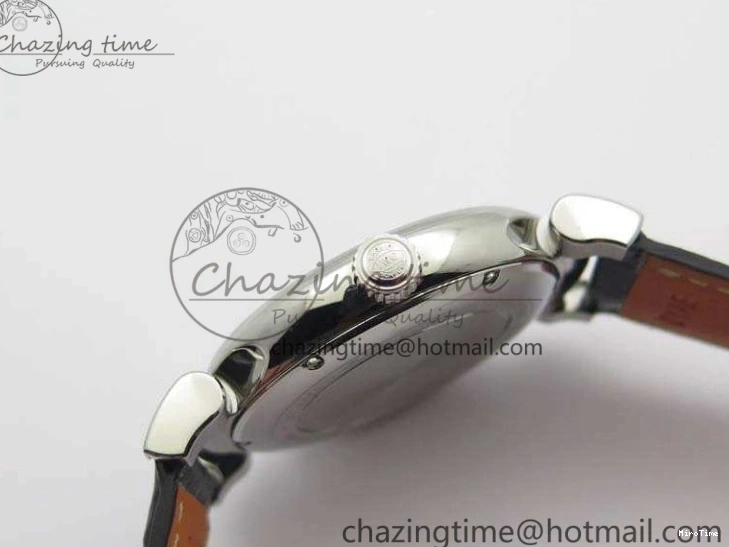 MIROTIME 0202 Tailored Da Vinci IW356601 SS MKF 1:1 Best Edition Black Dial On Black Leather Strap A 7231